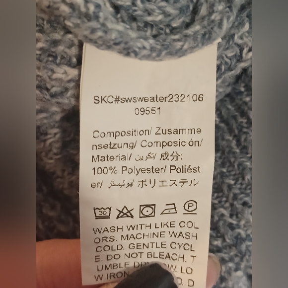 Small marled ribbed knit sweater - Picture 6 of 6